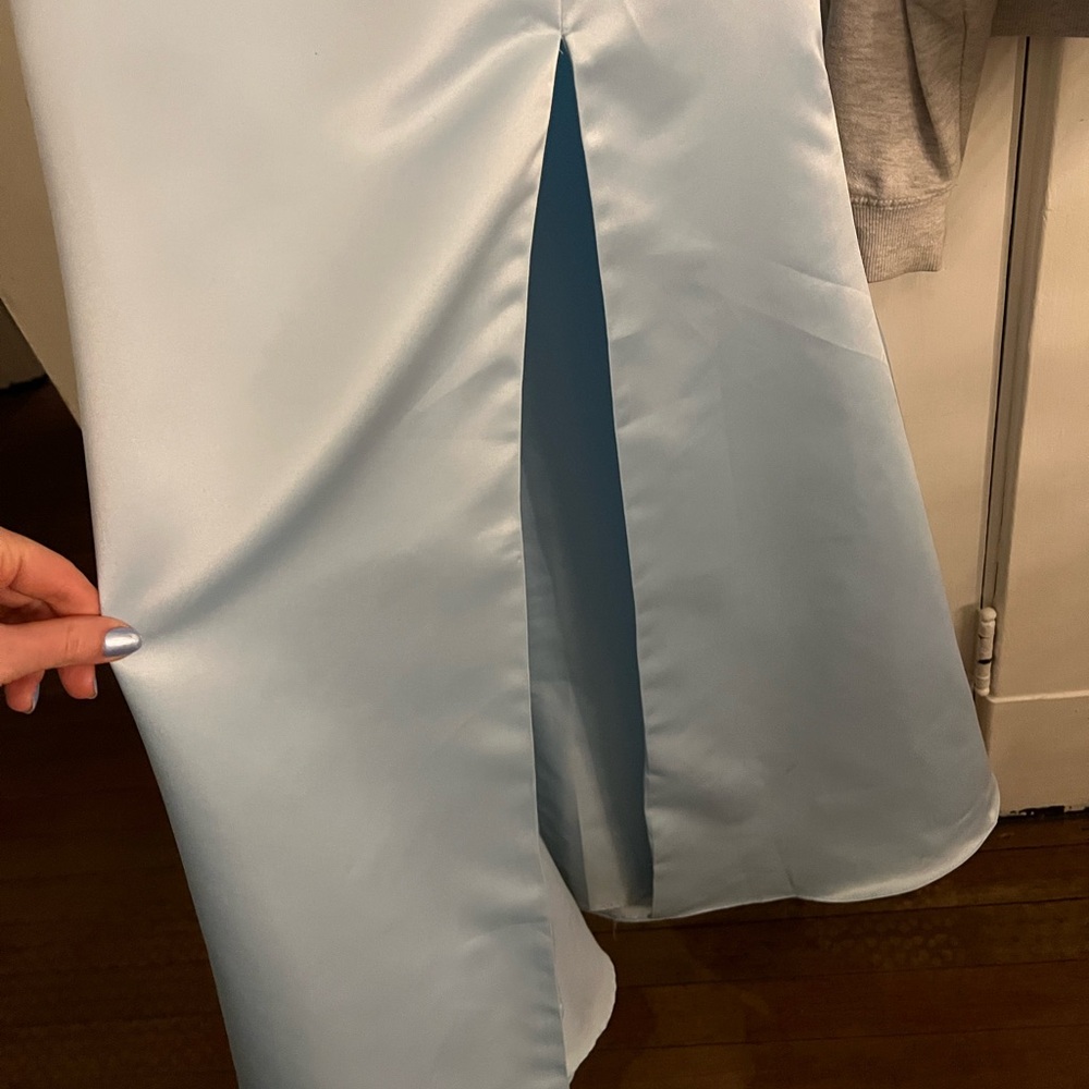 Stacees Off-the-Shoulder Ruffled Prom Dress - Picture 11 of 15